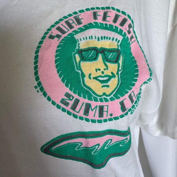 Vintage Surf Fetish Surfer Single Stitch T-Shirt - Picture 5 of 10